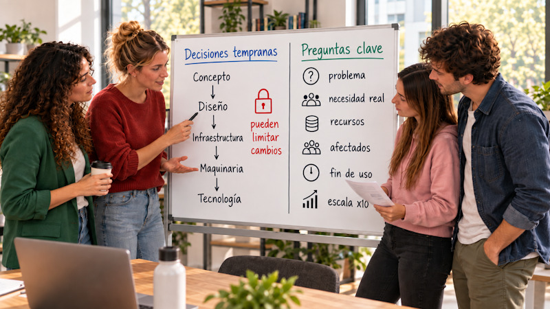 Sostenibilidad desde la idea inicial