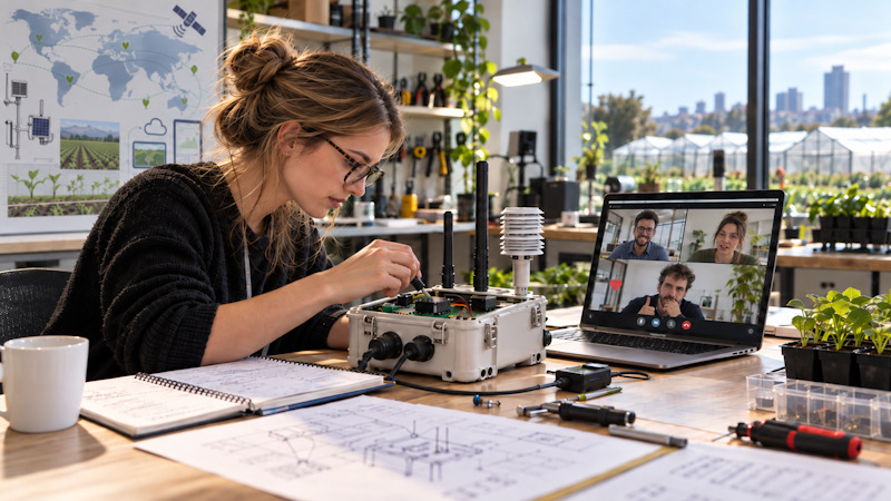 *La tecnolog&iacute;a conecta equipos y conocimientos de distintos lugares, impulsando proyectos globales con identidad local.